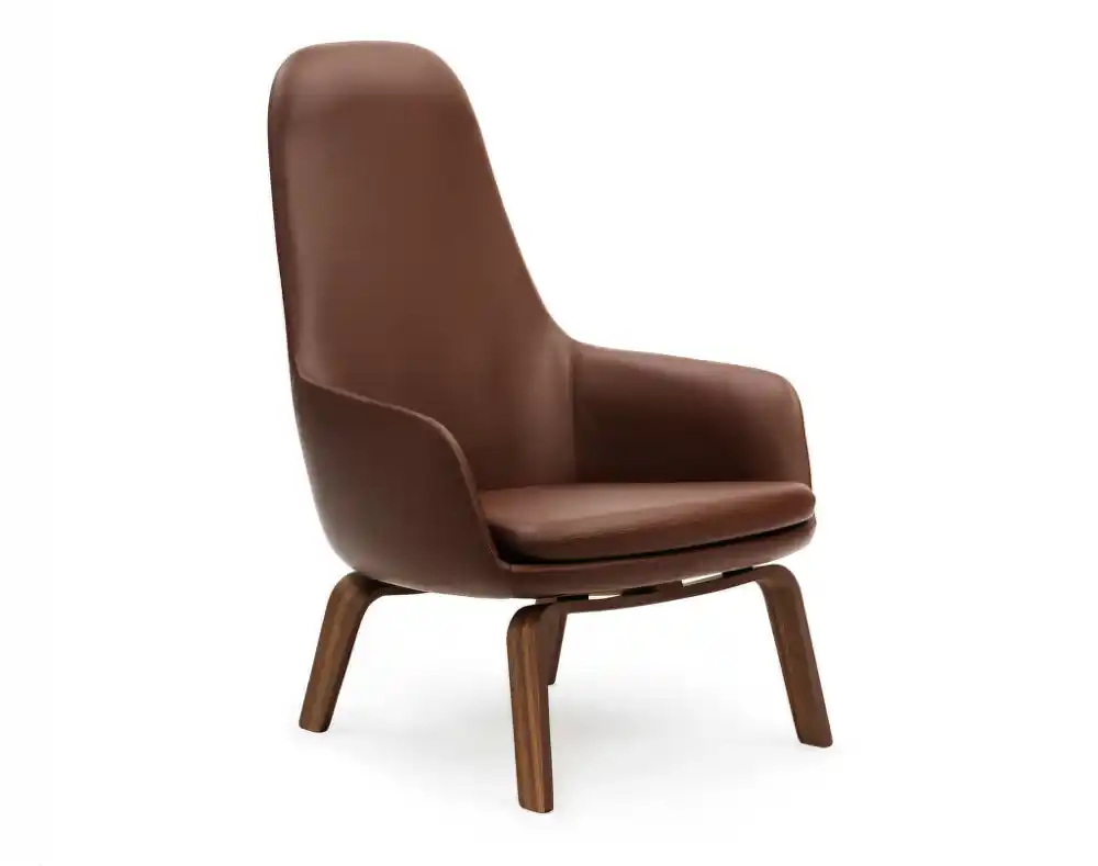 Přímo Od Výrobce Křeslo Era Lounge High Walnut, Ultra Leather