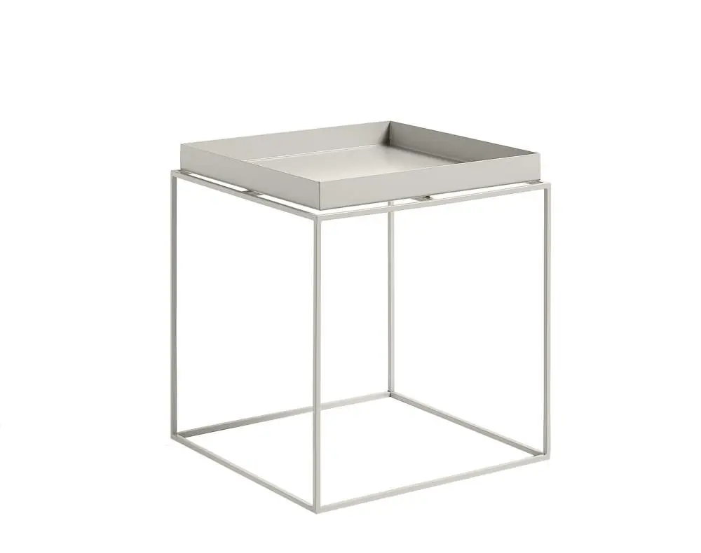 Stolek Tray Table 40x40, warm grey Novinka
