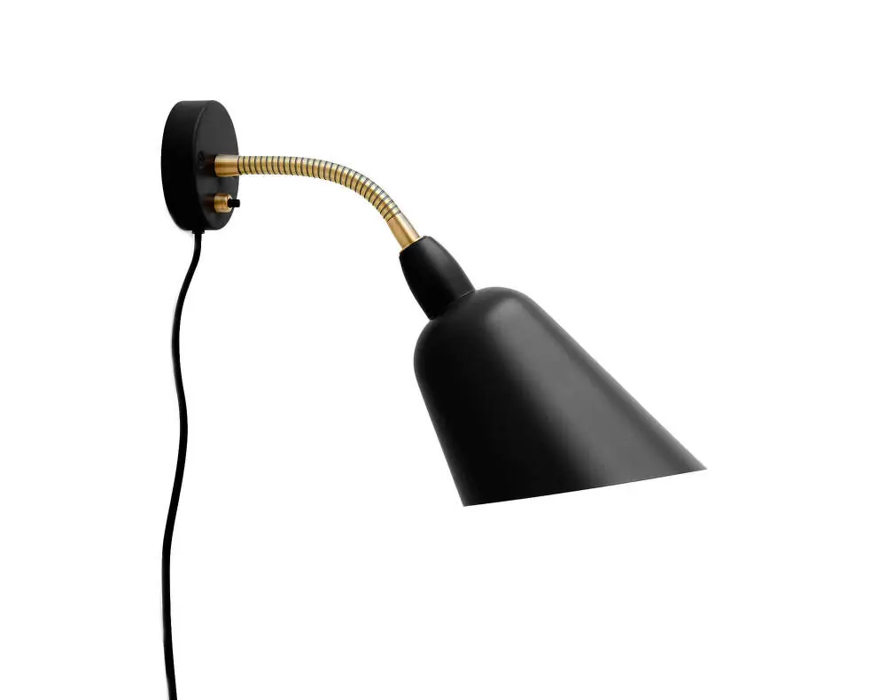 Must-Have Nástěnná lampa Bellevue AJ9, black & brass