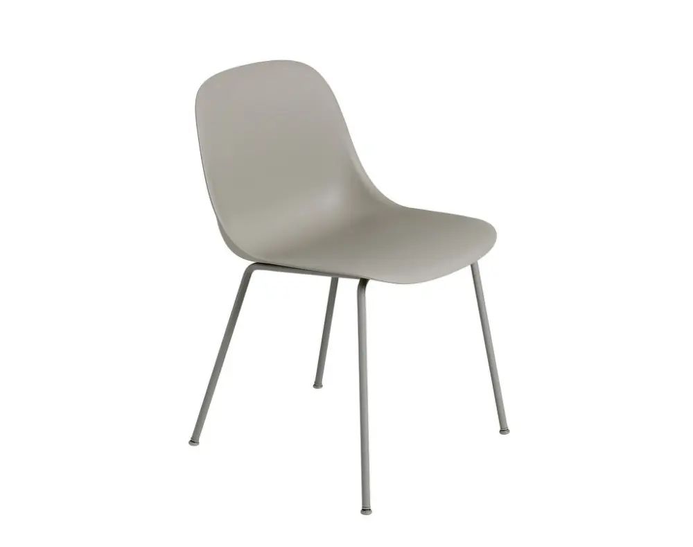 Židle Fiber Side Chair Tube Base, grey Vysoce Kvalitní