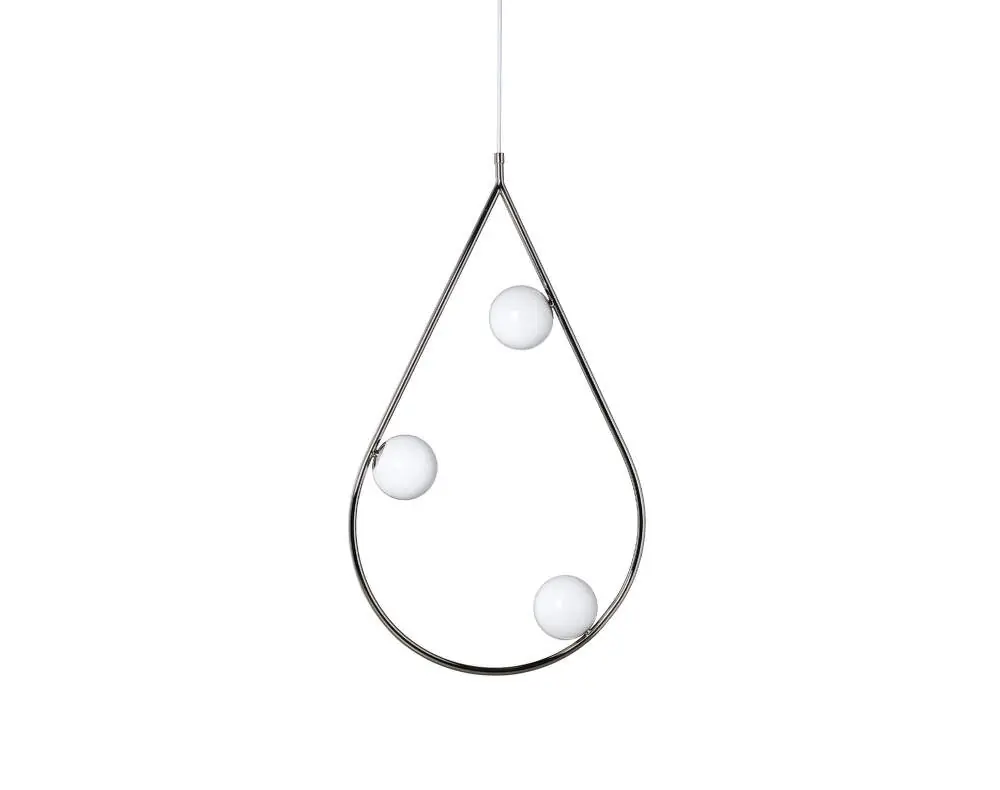 Omezená Nabídka Lustr Pearls 80, shiny nickel