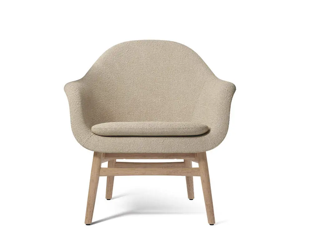 Nízká Cena Křeslo Harbour Lounge Chair, natural oak/Bouclé 02