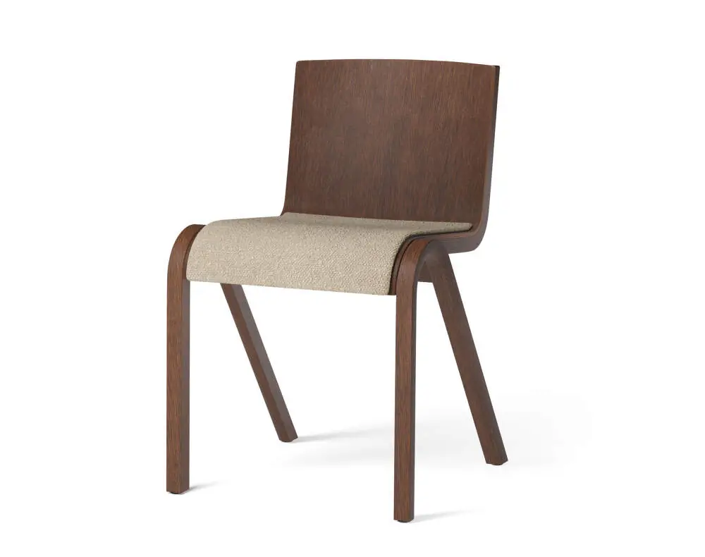 Židle Ready s polstrováním, red stained oak/Bouclé 02 Horká Nabídka
