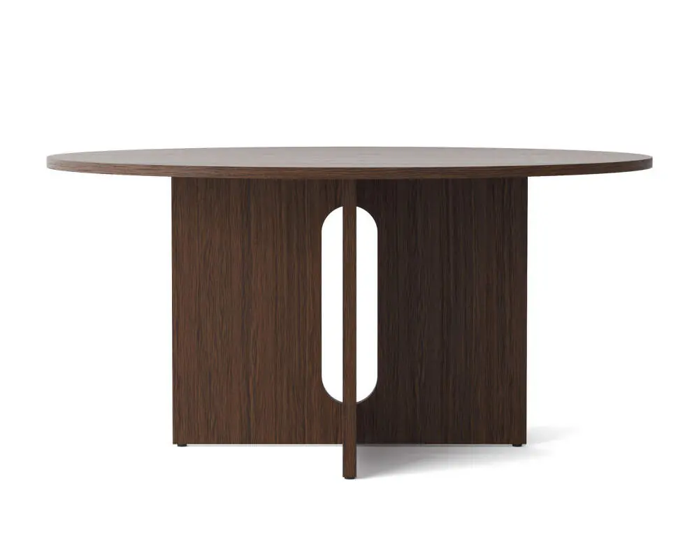 Jídelní stůl Androgyne ø150, dark stained oak Akční Nabídka