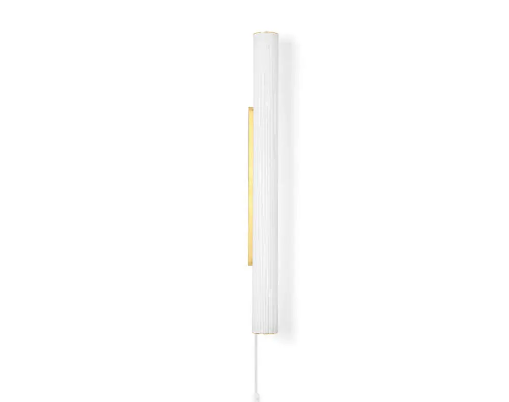 Nástěnná lampa Vuelta 100, white/brass Přímo Od Výrobce