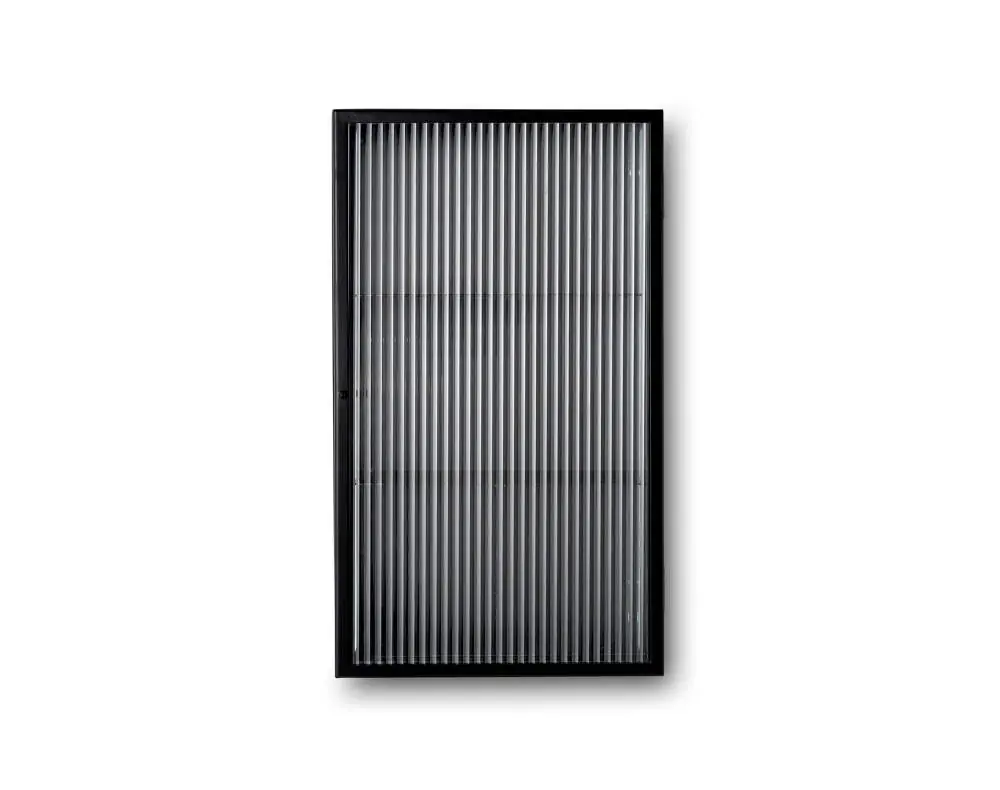 Pouze Dnes Skříňka Haze Reeded glass, black