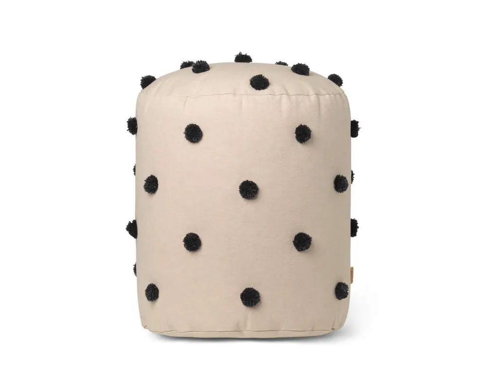 Víkendová Akce Pouf Dot, Sand/Black