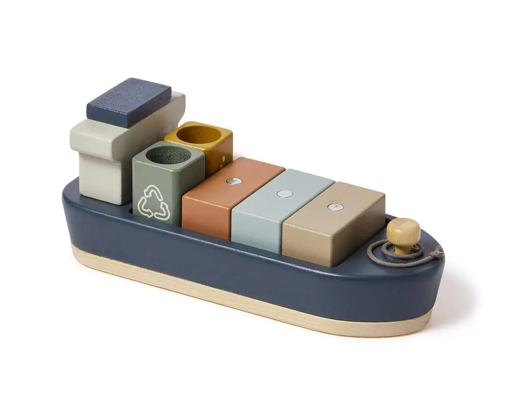 Koupit Online Dřevěná nákladní loď Container Ship