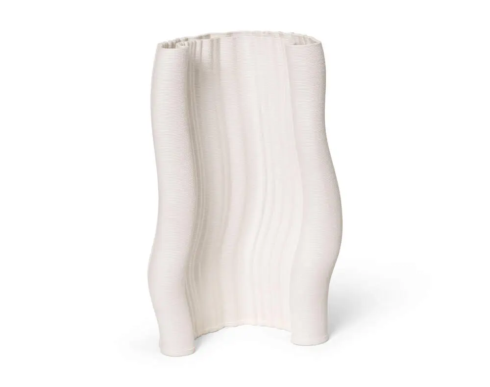 Váza Moire, off-white Přímo Od Výrobce