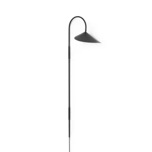 Časově Omezené Nástěnná lampa Arum Swivel Tall, black