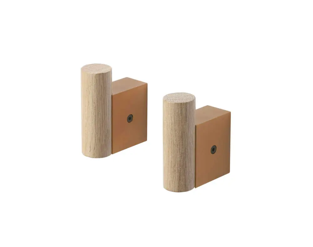 Věšáky Attach, burnt orange/oak Top Prodej