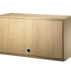 Akce Komoda String Cabinet with flip door, oak