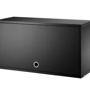 Komoda String Cabinet with flip door, black stained ash Koupit Online