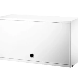 Komoda String Cabinet with flip door, white Vrácení Zdarma