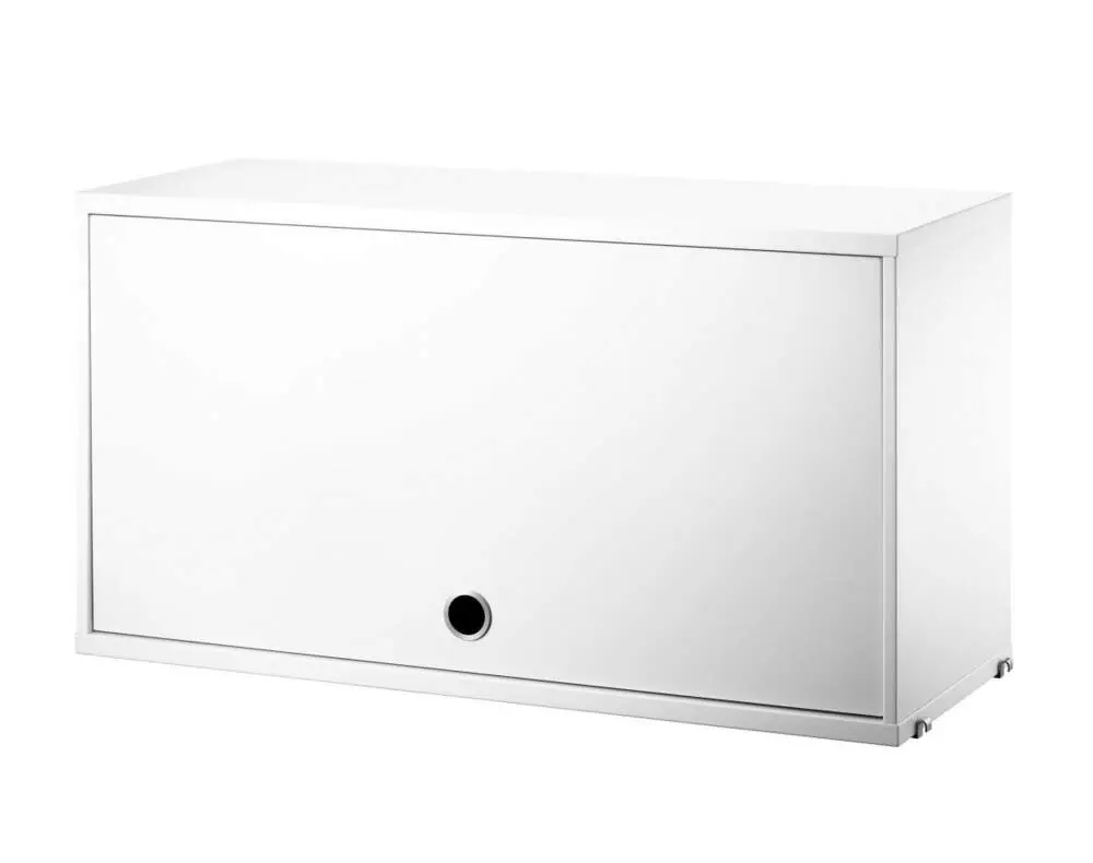 Komoda String Cabinet with flip door, white Vrácení Zdarma