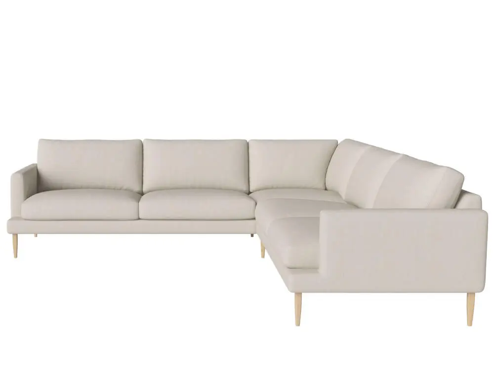 Pohovka Veneda 6místná, white pigmented oiled oak/Ascot beige Jen Po Omezenou Doba