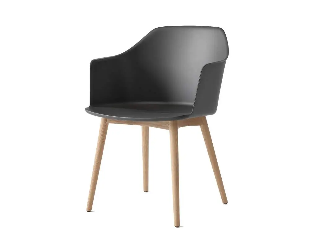 Židle Rely HW76 s područkami, oak/stone grey Ověřený