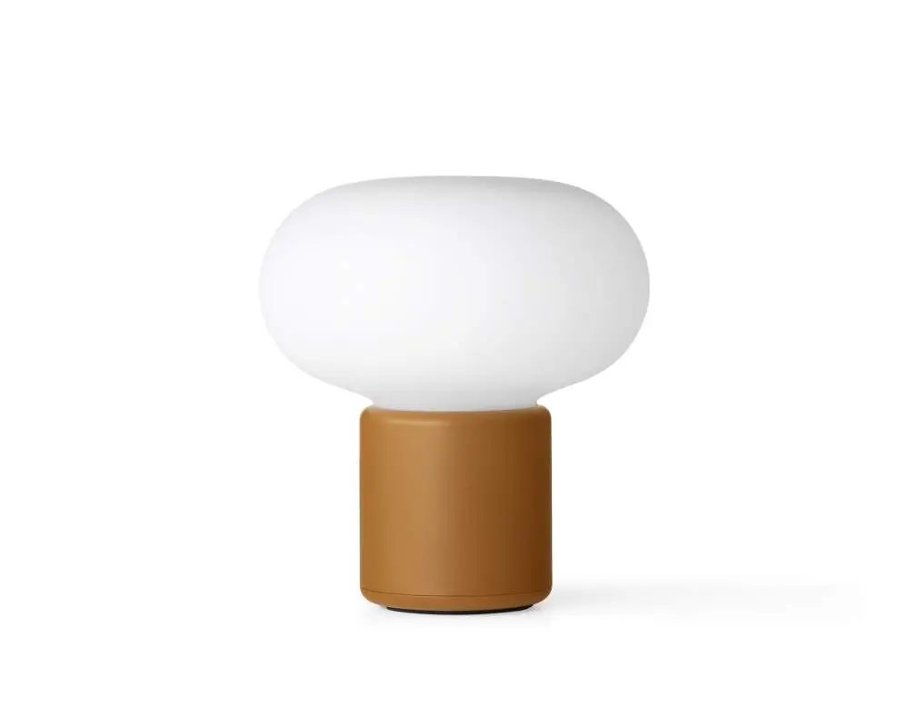 Nízká Cena Přenosná stolní lampa Karl-Johan, ochre yellow