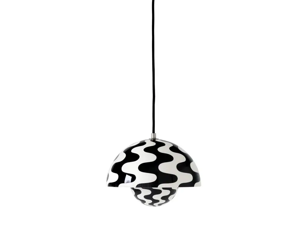 Ověřený Závěsná lampa Flowerpot VP1, black/white