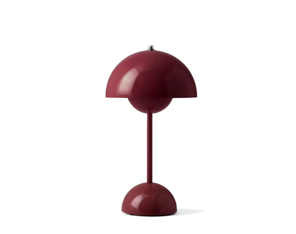 Časově Omezené Přenosná lampička Flowerpot VP9, dark plum