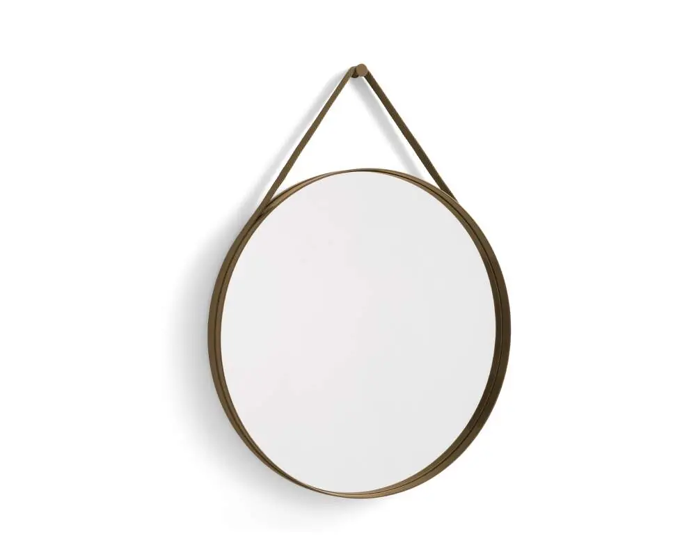 Zrcadlo Strap Mirror 70cm, light brown Rychlé Dodání