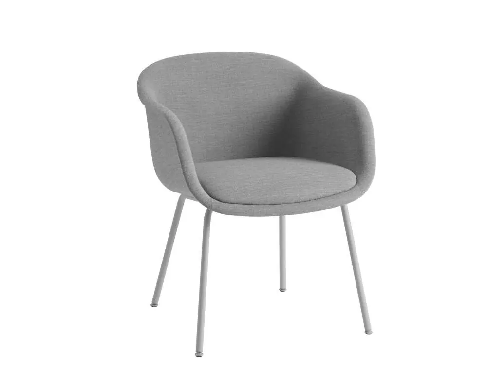 Výprodej Židle Fiber Conference Armchair Tube Base, grey/Remix 133
