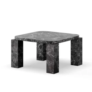 Konferenční stolek Atlas 60x60, Costa Black Marble Bezpečná Platba