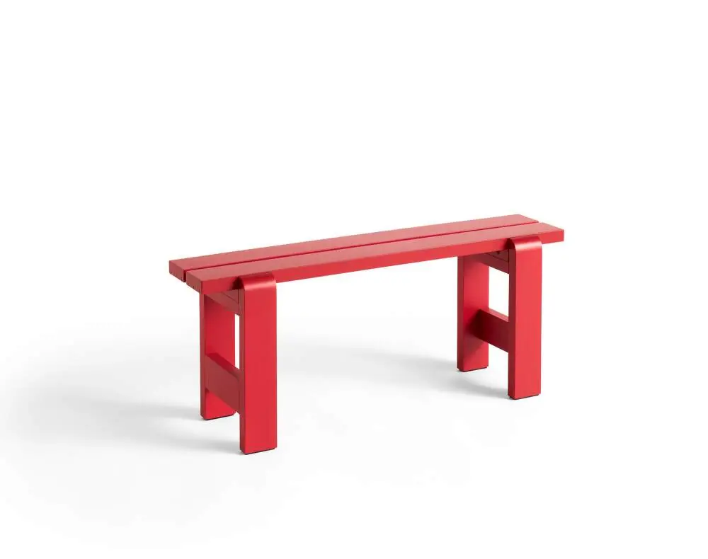 Lavice Weekday 111 cm, red Originální