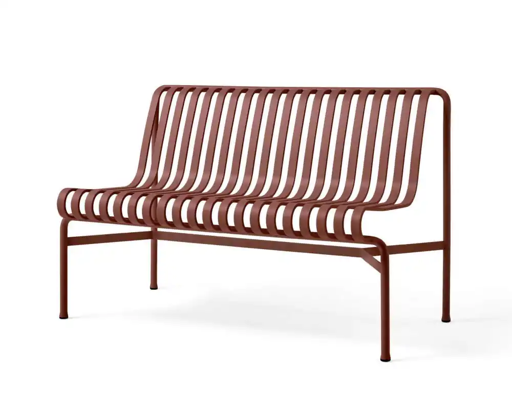 Zahradní lavice Palissade Dining Bench bez područek, iron red Hit Sezóny