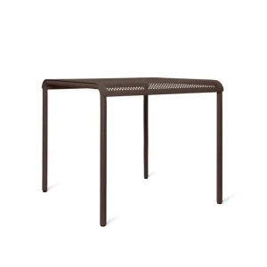 Bezpečná Platba Stůl Dapple 80x80, dark chocolate