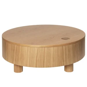Výhodná Nabídka Konferenční stolek Olles Ø80, natural oak