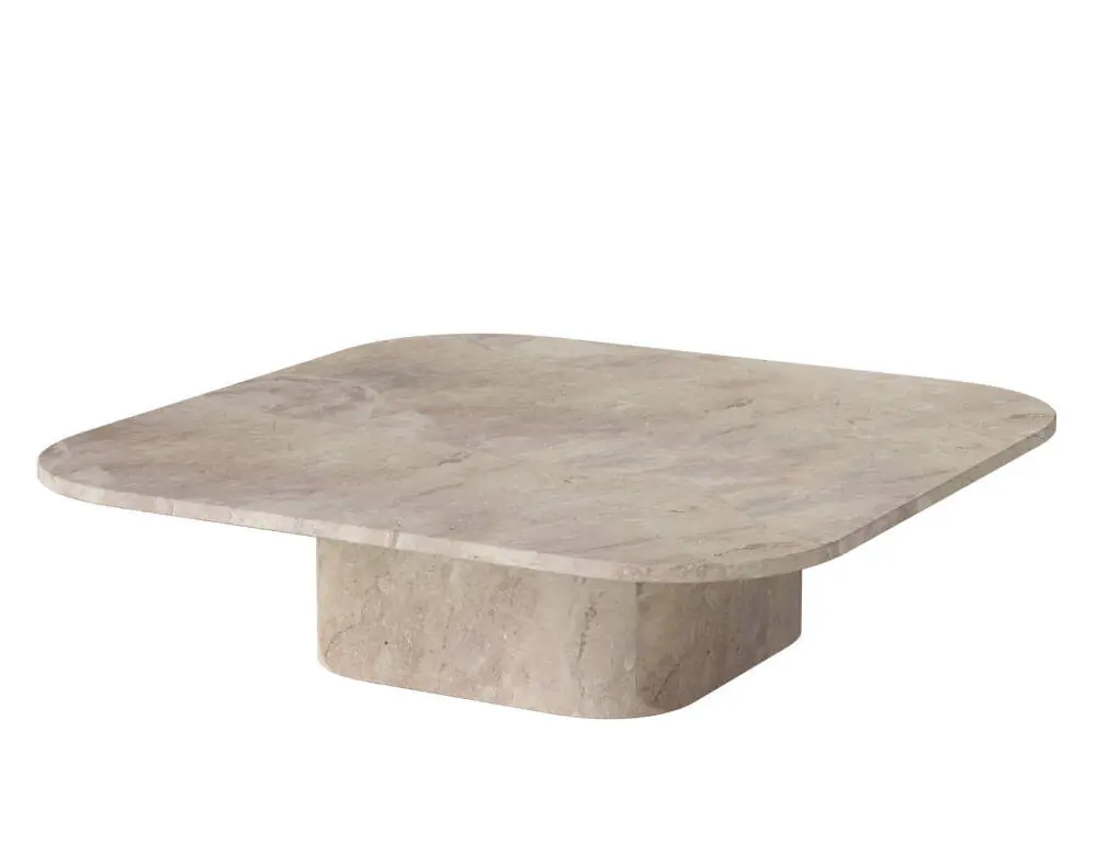 Venkovní konferenční stolek Eida H28, beige marble Vrácení Zdarma