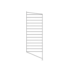 Ihned K Objednání Panel String Floor 85 x 30, dark grey