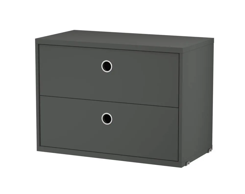 Speciální Cena Komoda String Chest With Drawers 58 x 30, dark grey