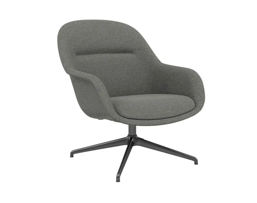 Ověřený Křeslo Fiber Lounge Armchair Swivel, Heart 13/black