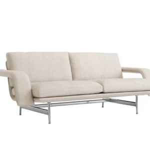 Dvoumístná pohovka Meantime AV30, Ecriture 210/polished aluminium Cenově Výhodný