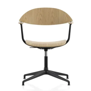 Kancelářská židle Mynt Plywood, natural oak/black Oblíbený