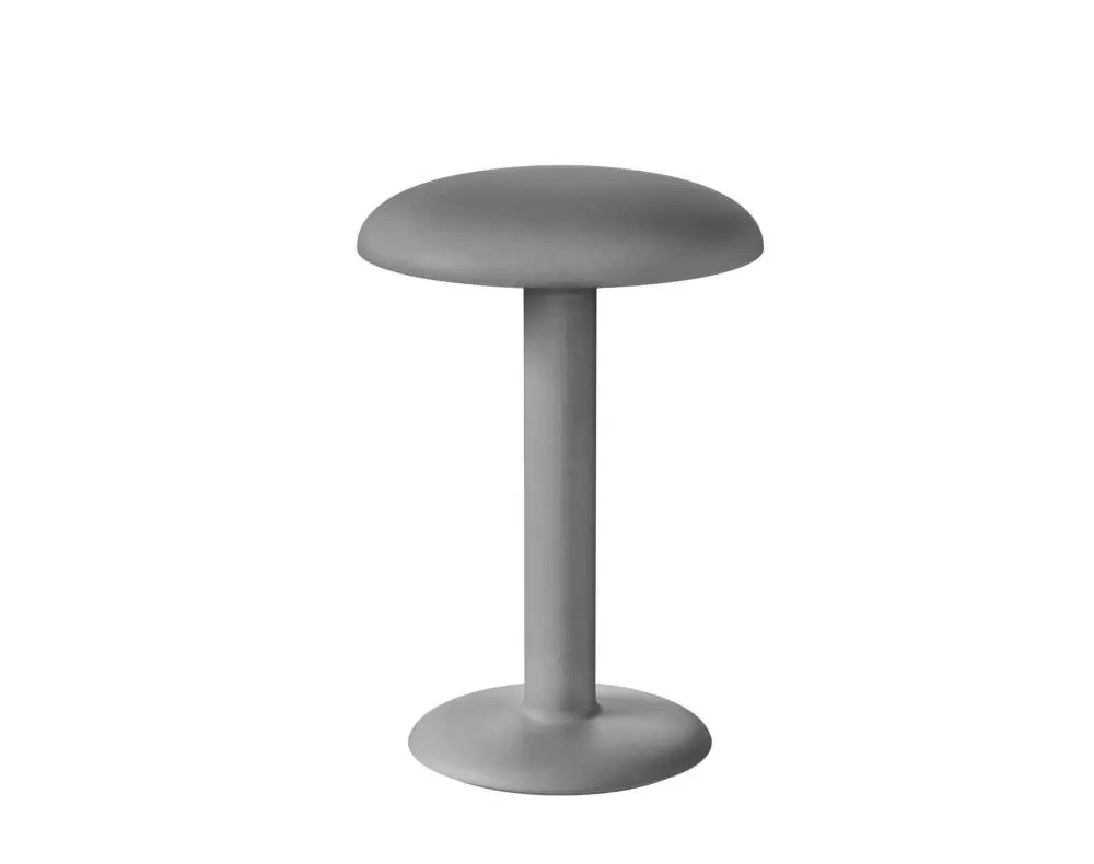 Super Cena Přenosná stolní lampa Gustave, raw aluminum