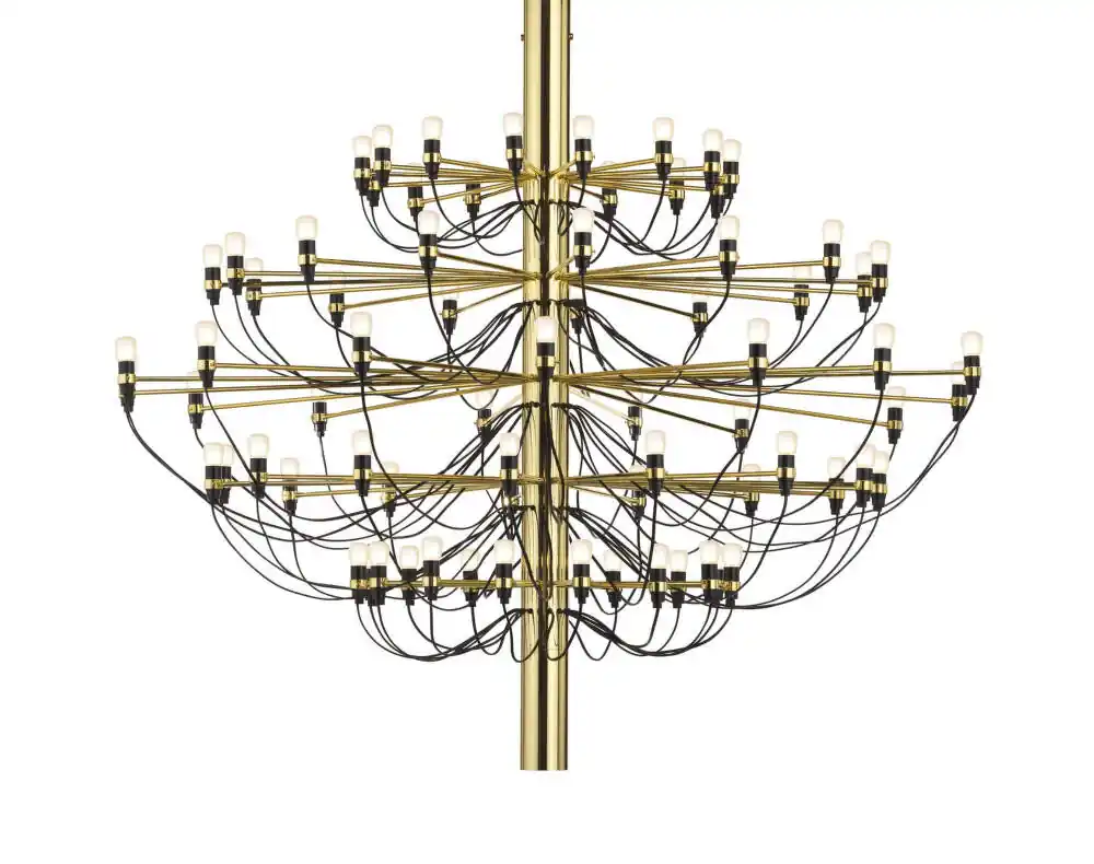 Lustr 2097/75 Frosted Bulbs, brass Cenově Výhodný