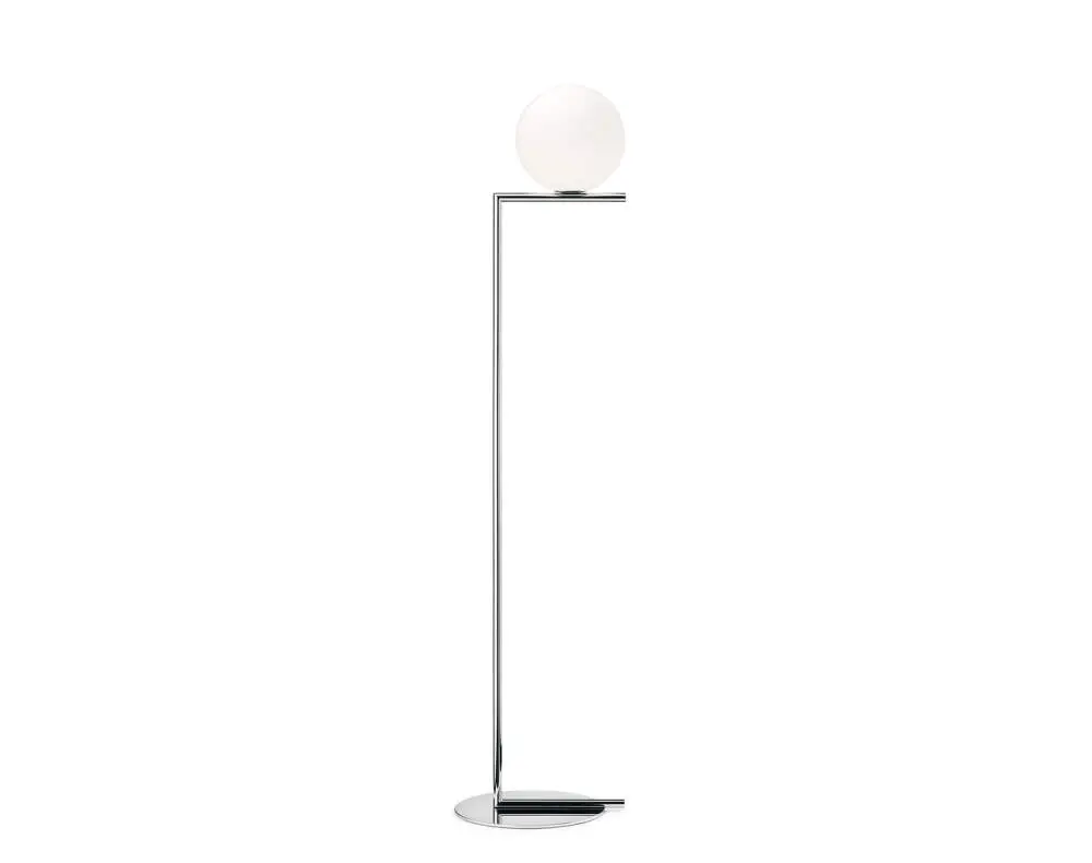 Stojací lampa IC F1, chrome Zlevněný