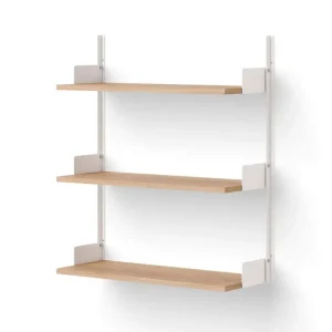Expresní Doručení Policová sestava Wall Shelf 900, oak/white