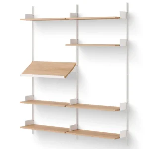Expresní Doručení Policová sestava Living Shelf, oak/white