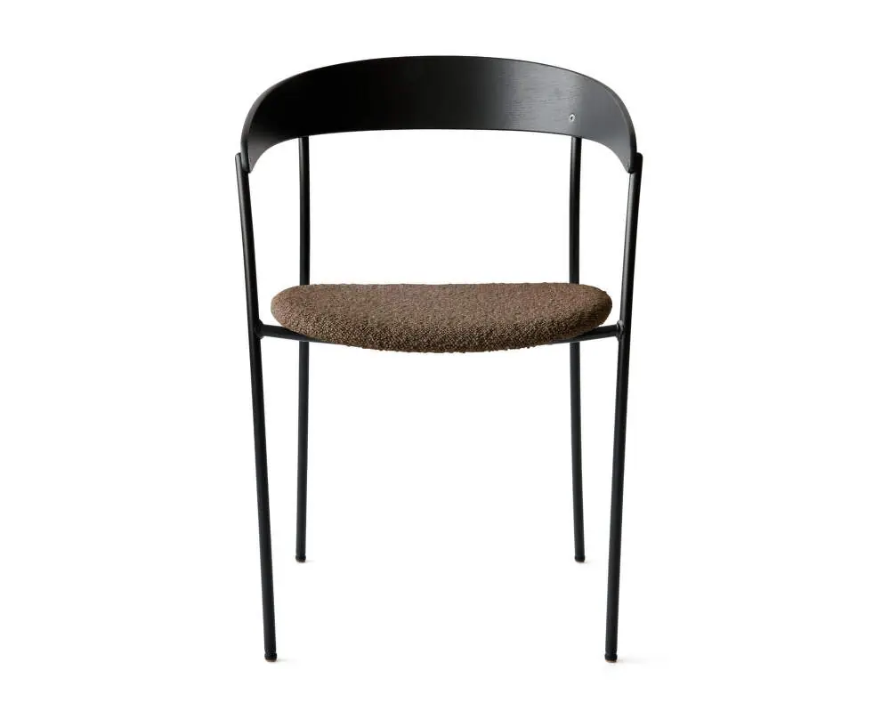 Novinka Židle Missing Armchair, black lacquered ash/Barnum 10