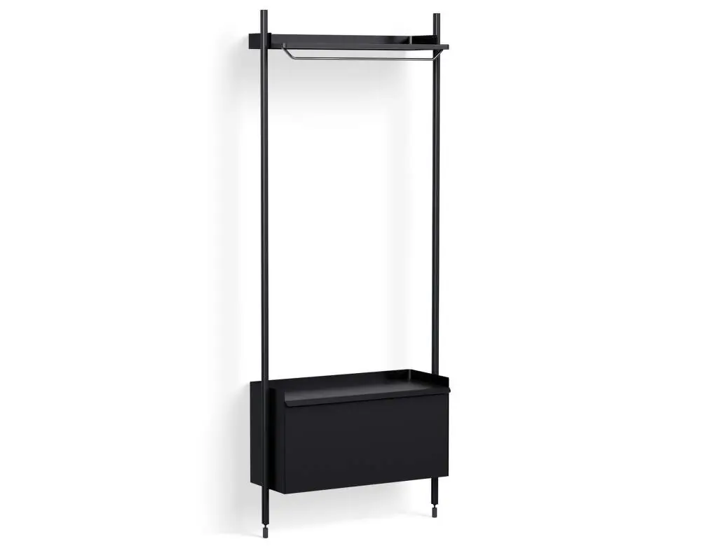 Policový systém Pier kombinace 1001, black Expresní Doručení
