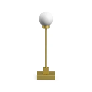 Cenově Výhodný Přenosná stolní lampa Snowball, brass