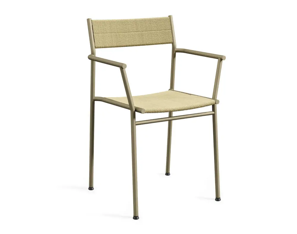 Jídelní židle Vev s područkami, grey beige Ověřený