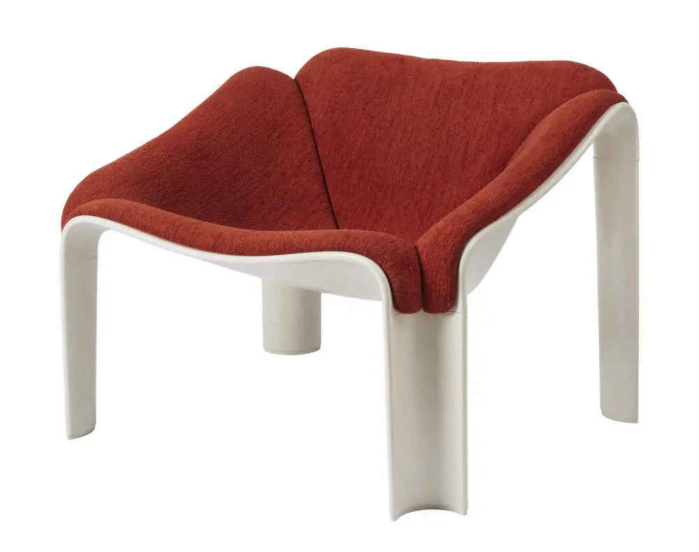 Křeslo F300, alabaster white/Dedar 6 Sleva