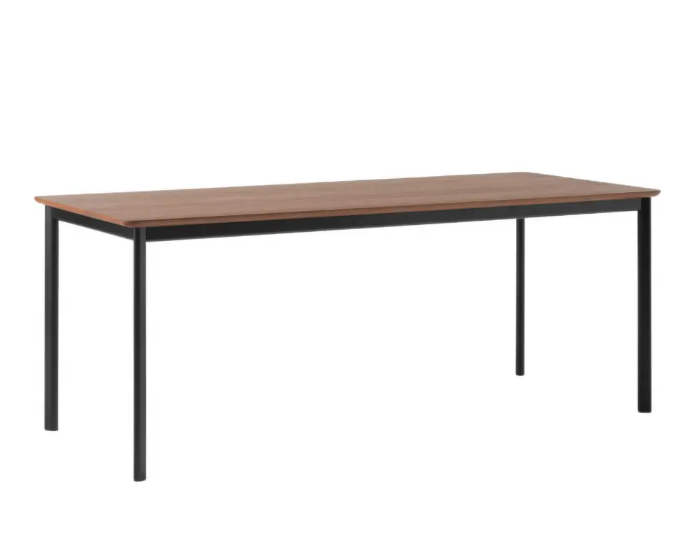 Levný Jídelní stůl Drip HW116, black/lacquered walnut