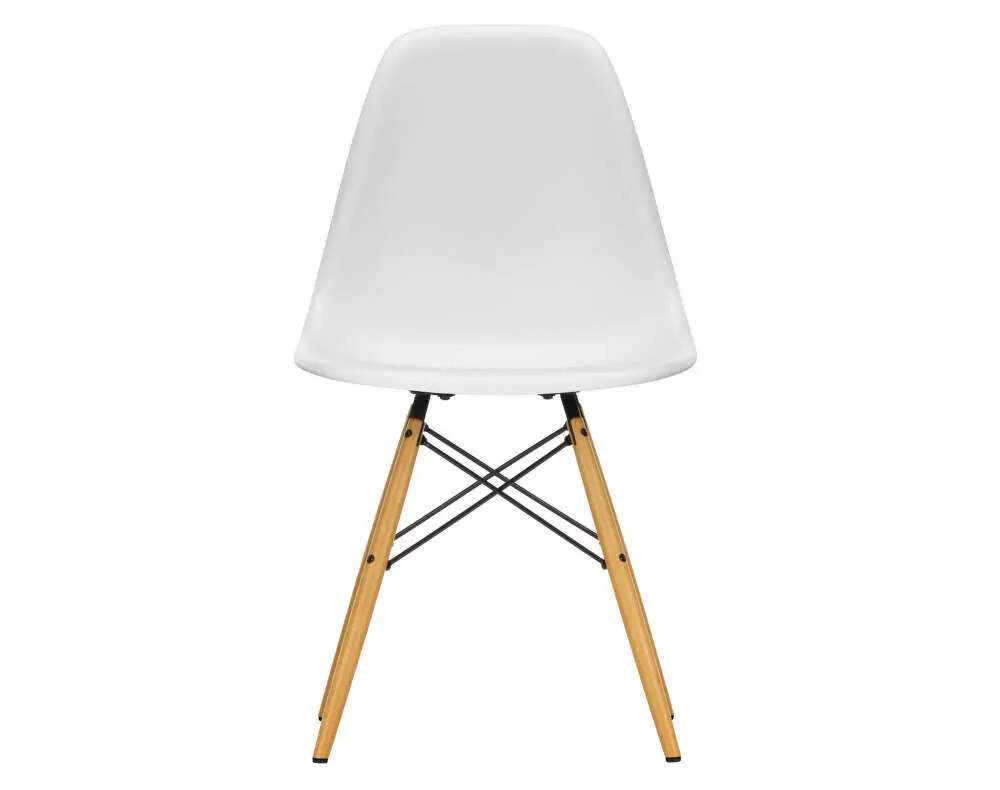 Židle Eames DSW, cotton white Finální Výprodej