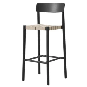 Barová židle Betty TK15, black/natural Akční Cena